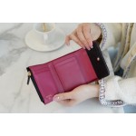 𝗖𝗛𝗔𝗘𝗡𝗟✦In goatskin leather🐐 19 Series Short Clip Black Gold