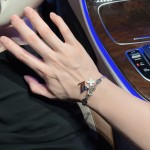 Louis Vuitton vintage silver bracelet couple's version 22cm20cm18cm changeable length