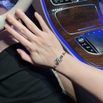 Louis Vuitton vintage silver bracelet couple's version 22cm20cm18cm changeable length