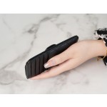 𝗖𝗛𝗔𝗘𝗡𝗟✦In exclusive channel special lambskin 🐑Classic zippered coin card case Black 🖤