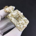 CHANEL🇫🇷Xiaoxiang Hollow Perfume Bottle Necklace