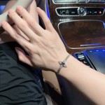 Louis Vuitton vintage silver bracelet couple's version 22cm20cm18cm changeable length