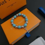 Louis Vuitton LV bracelet 🇷🇼 multi-element turquoise thai silver style (large) bracelet