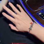 Louis Vuitton vintage silver bracelet couple's version 22cm20cm18cm changeable length