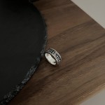 𝐆𝐮𝐜𝐜𝐢 925 Sterling Silver Double G Stripe Vintage Ring