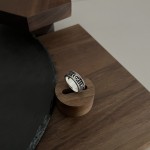 𝐆𝐮𝐜𝐜𝐢 925 Sterling Silver Double G Stripe Vintage Ring