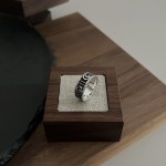 𝐆𝐮𝐜𝐜𝐢 925 Sterling Silver Double G Stripe Vintage Ring