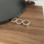 𝐆𝐮𝐜𝐜𝐢 925 Sterling Silver Ghost Elf Ring Size: 12# 14# 16# 18# 20# 22#