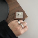 𝐆𝐮𝐜𝐜𝐢 925 Sterling Silver Ghost Elf Ring Size: 12# 14# 16# 18# 20# 22#