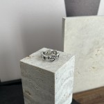 𝐆𝐮𝐜𝐜𝐢 925 sterling silver double G pig nose ring Size: 12# 14# 16# 18# 20# 22#