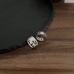 𝐆𝐮𝐜𝐜𝐢 925 Sterling Silver Square G Cutout Vintage Ring