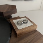 𝐆𝐮𝐜𝐜𝐢 925 Sterling Silver Square G Cutout Vintage Ring