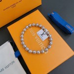 Louis Vuitton Multi-element Thai silver style bracelet Vintage silver bracelet for couples