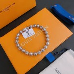 Louis Vuitton Multi-element Thai silver style bracelet Vintage silver bracelet for couples