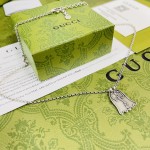 𝐆𝐮𝐜𝐜𝐢 Double G tag necklace