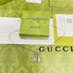 𝐆𝐮𝐜𝐜𝐢 Double G tag necklace