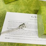 𝐆𝐮𝐜𝐜𝐢 Double G tag necklace