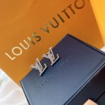 Louis Vuitton Spring/Summer LV monogram earrings in yellow gold and white gold