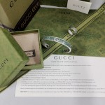 𝐆𝐮𝐜𝐜𝐢 Interlocking Light Sapphire Enamel Bracelet