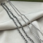 𝐆𝐮𝐜𝐜𝐢 925 Sterling Silver Double GInterlocking Vintage Necklace