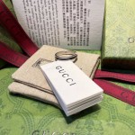 𝐆𝐮𝐜𝐜𝐢 Black Marble Wide Narrow Couple Matching Ring