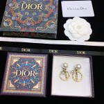 Dior Circle CD Stud Earrings