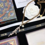 Dior new CD letter necklace