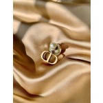 Dior cd letter pearl earrings earrings