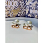 Dior cd letter pearl earrings earrings