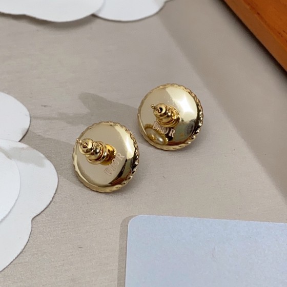 Dior Pearl Stud Earrings