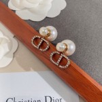 Dior Pearl Stud Earrings