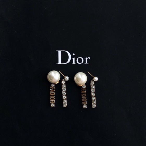 Dior stud earrings