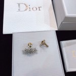 Dior CD letter JADIOR asymmetric stud earrings