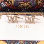 Dior Mini Alphabet Stud Earrings