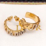 Dior stud earrings
