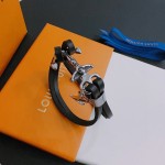 Louis Vuitton cowhide cord bracelet, same style as the couple