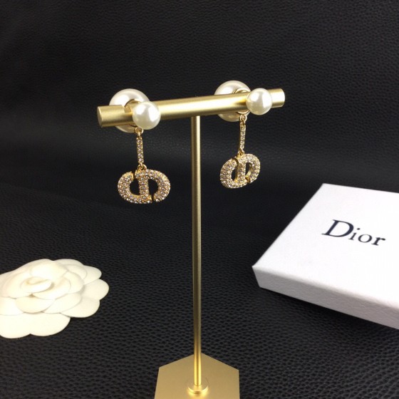 Dior stud earrings