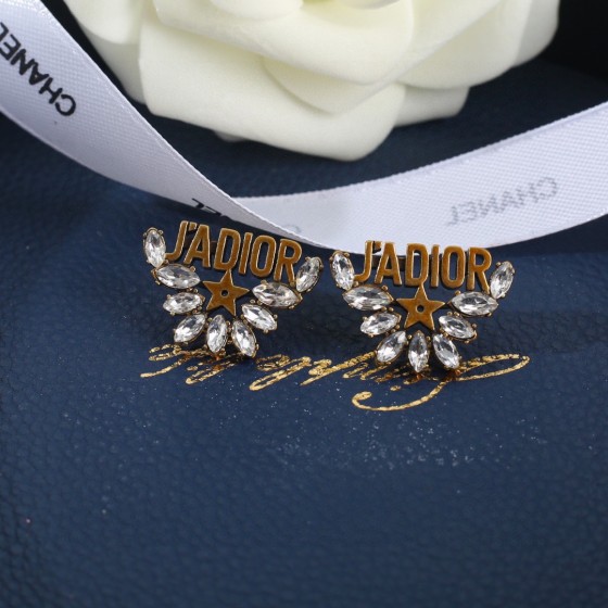 Dior stud earrings