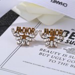 Dior stud earrings