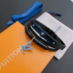 Louis Vuitton cowhide cord bracelet, same style as the couple