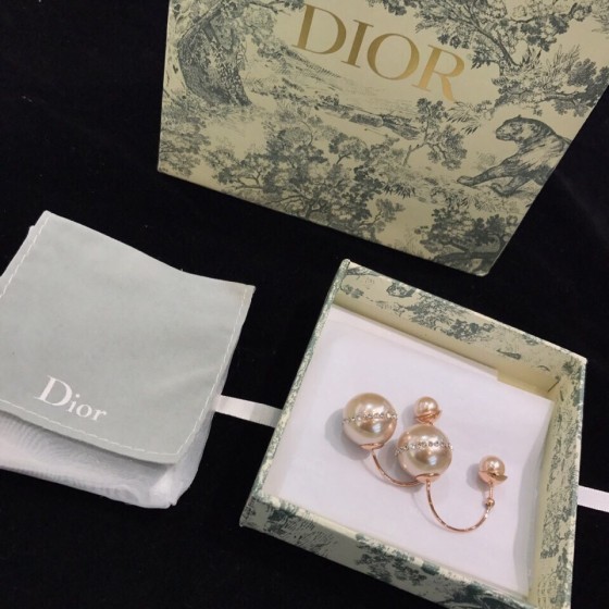 Dior stud earrings