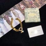 Dior logo chain bracelet