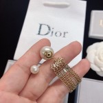 Dior stud earrings