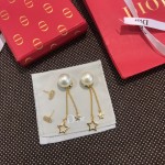 Dior stud earrings high quality original single sterling silver pins