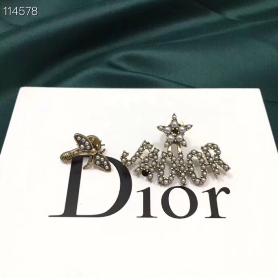 Dior stud earrings