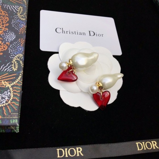 Dior stud earrings