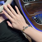 Louis Vuitton Cuban Chain Collection Vintage Silver Bracelet Couple's version 22cm20cm18cm changeable length