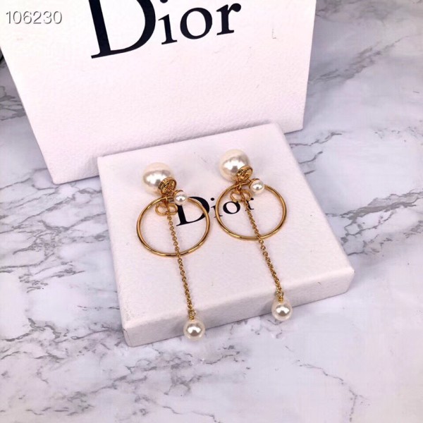 Dior stud earrings