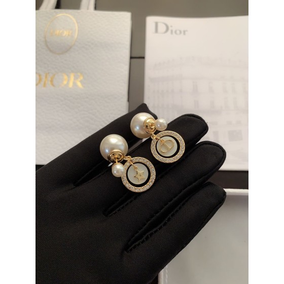Dior stud earrings