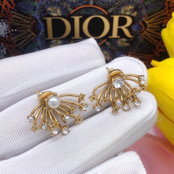 Dior stud earrings